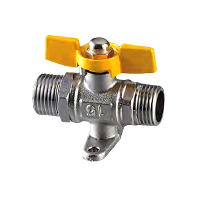 베이스가있는 이중 외부 스레드 볼 밸브